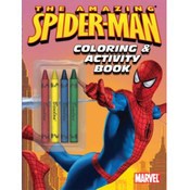 Spiderman Coloring &amp; Activity Book with Crayons