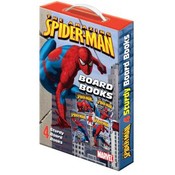 Spiderman 6x9 Board Books in Vertical Carry Case