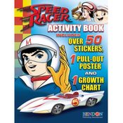 Speed Racer Activity Book w/ Stickers &amp; Poster