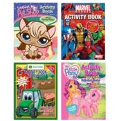 Licensed Activity Book w/ Stkrs/Postr Assortment