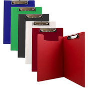 BAZIC A4 Size PVC Clip Folder w/ Low Profile Clip