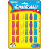 BAZIC Neon Eraser Top (24/Pack)