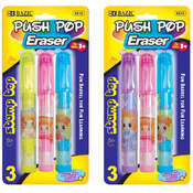 BAZIC Fancy Push-Pop Pencil Eraser