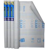 18" X 4.5 Ft. Clear Self Adhesive Book Cover