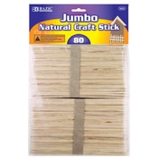 BAZIC Jumbo Natural Craft Stick (100/Pack)