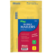 BAZIC 6" X 9.25" (#0) Self Sealing Bubble Mailers