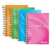BAZIC 180 Ct. 5.5" X 4" Premium Spiral Fat Book