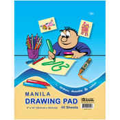 BAZIC 40 Ct. 9" X 12" Manila Drawing Pad
