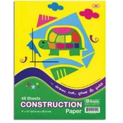 BAZIC 48 Ct. 9" X 12" Construction Paper