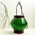 glass globe lantern - forest