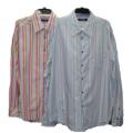 Mens Long Sleeve Striped Shirt