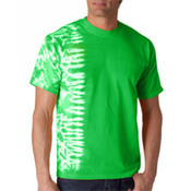 Tie-Dyes Adult One-Color Fusion Tee Shirt Kelly XL