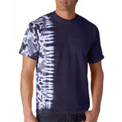 Tie-Dyes Adult One-Color Fusion Tee Shirt Navy Sma