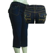 Womens Denim Bermuda Shorts