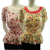 Women's Hot Fashion Elastic Waist Top
