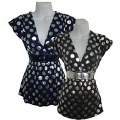 Womens V Neck Tops