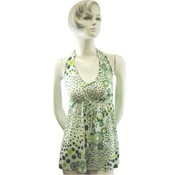 Women's Green Design Halter Top