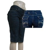 Womens Denim Bermuda Shorts