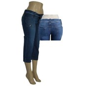 Womens Denim Capri Pants
