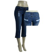 Womens Denim Capri Stretch pants