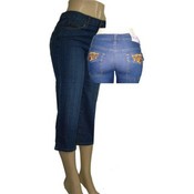 Women's Denim Capri Pants