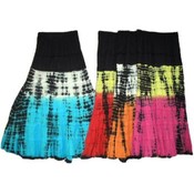 Junior Crinkle Tie-Dye Skirt(Lined) (36")