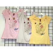 Ladies S/L Scoop Neck Top