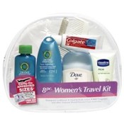 Women's 8 pc Herbal Essence Cosmetic Bag