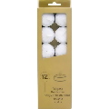Tealights 12 Piece White