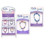 "Faith &amp; Love" Children's Bracelet