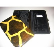 Designer Look Luxe Giraffe Patent Flat Wallet