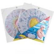 3 Pack Large Shower Cap With Lace Trim