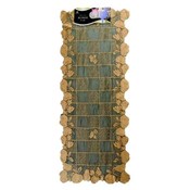 Two Tone Black and Gold Lace Runner 16"x36"