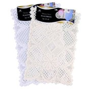 2 Piece 12"x18" Elegant Woven Jacquard Doilies
