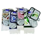 3 Pc. Silver Colored Kitchen Set