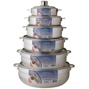 #5 3.7 Quart Polished Aluminum Caldero