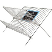 Compact Chrome Dish Rack