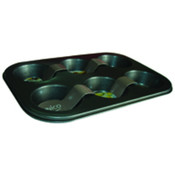 6 Cup Muffin Pan 10.5" X 7.5" X 1.25"