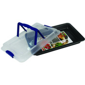 Rect. Roasting Pan w/Cover 17" X 12" X 1.5"