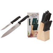 13 Piece Knife Set in Wooden Block