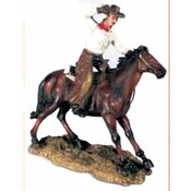 10" Cowboy Roping Figurine