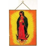 16"X12" Lady Of Guadalupe Stained Glass