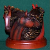 4X4" Horse Candle Holder