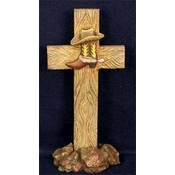 11 1/2"X5 1/4" Cowboy Cross Figurine