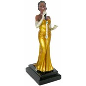 "High Tune By The Lady In Gold" Figurine