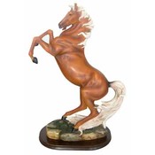 Bucking Horse, White Mane Figurine