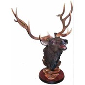 Elk Bust Figurine