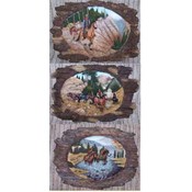 13"X9.5" Cowboy Wall Scene