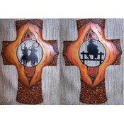 22.5"X14.5" Western Wall Cross
