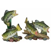 6"X4" Bass, 2 Asst. Figurine